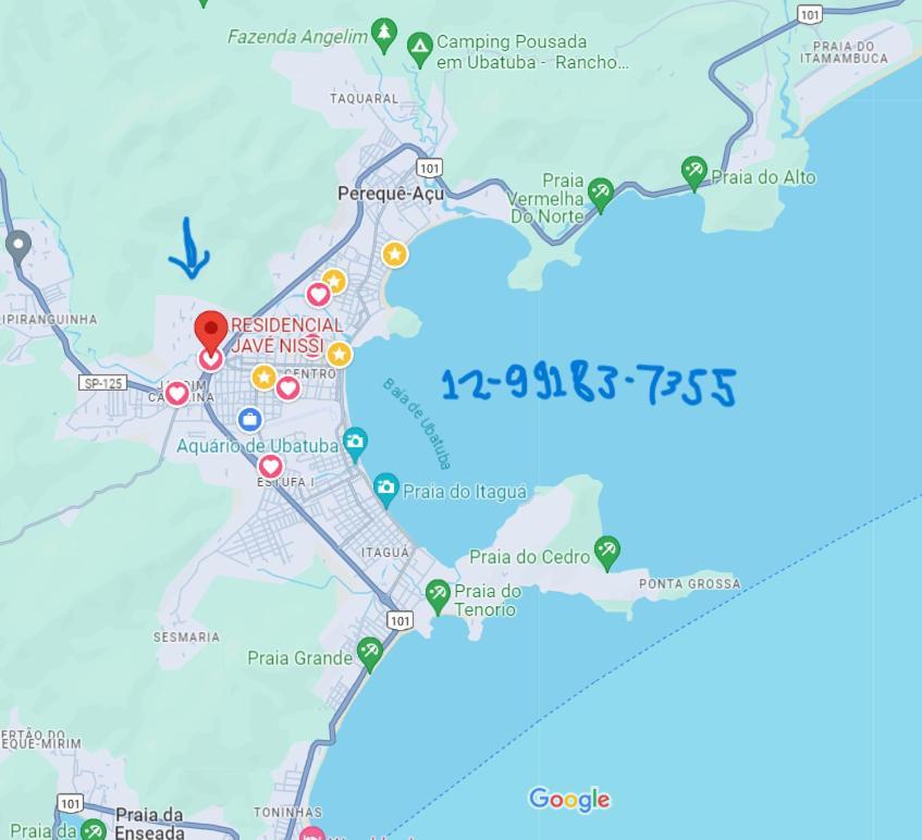 Apartamento Centro Lejlighed Ubatuba Eksteriør billede